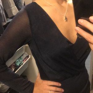 Dark blue cocktail dress